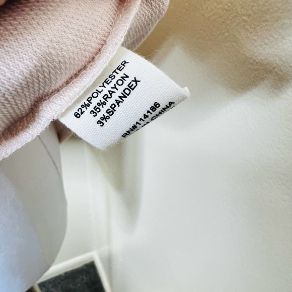 NWT ADYP Turtleneck Top Sweater MEDIUM Light Pink Jersey Knit Pullover Modern - Picture 6 of 9